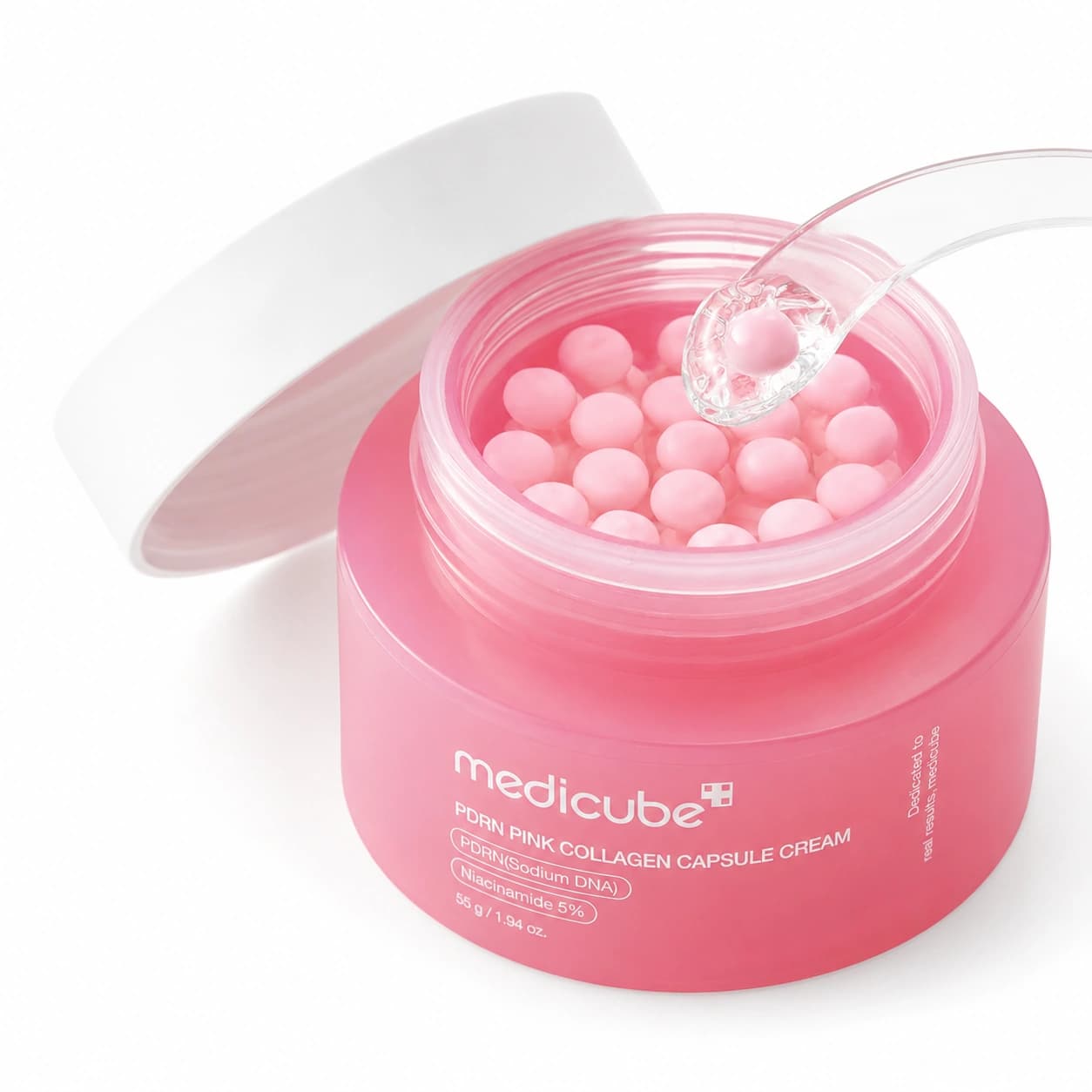کرم مدیکیوب PDRN Pink Collagen Capsule Cream حجم 55 گرم