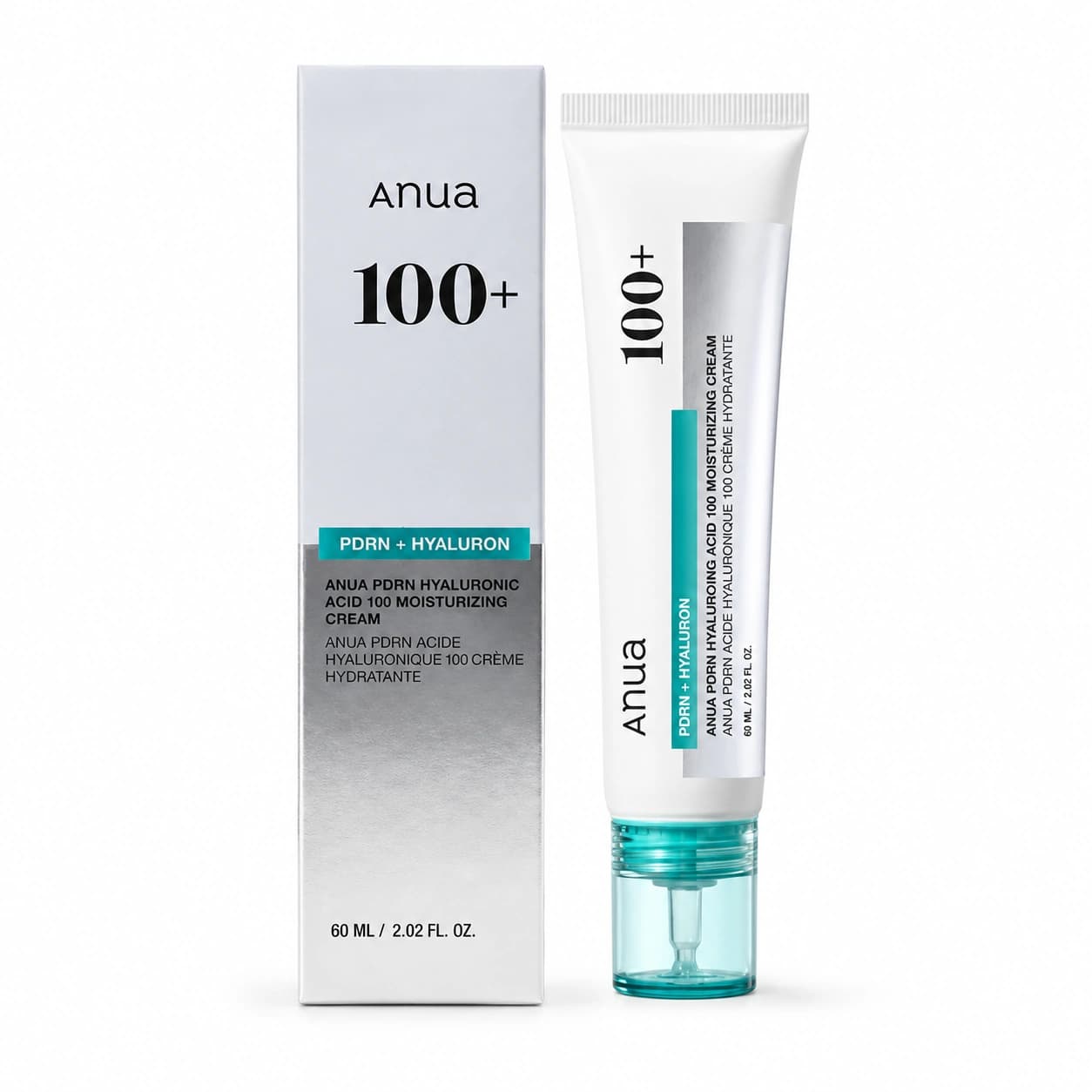کرم آبرسان آنوا PDRN Hyaluronic Acid 100 Moisturizing Cream حجم 60 میل